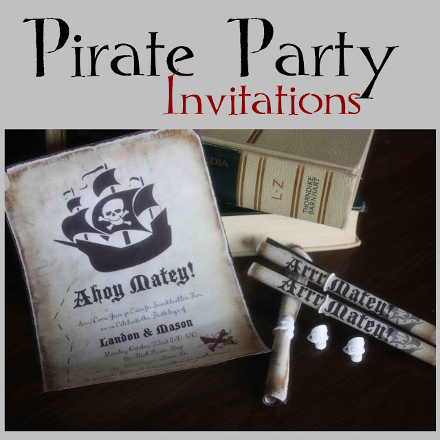 Pirate Party Invitations