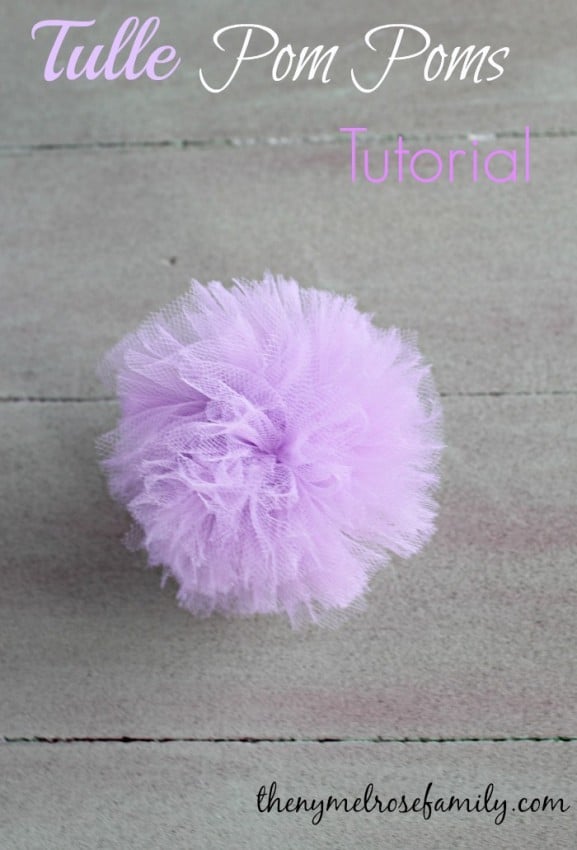 The tulle pom pom