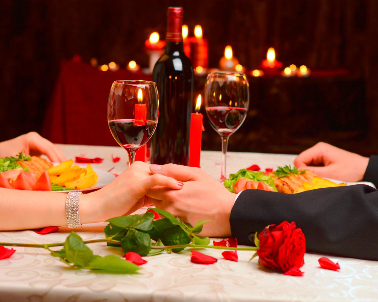 романтический стол для двоих в домашних условиях