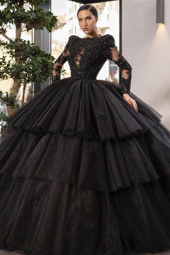 Black Prom Dress Design #blackpromdress