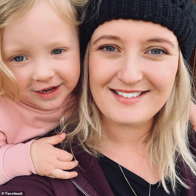 Laura (pictured with her daughter) explained that the fondant was one of the hardest bits, and something she has got wrong when making cakes in the past