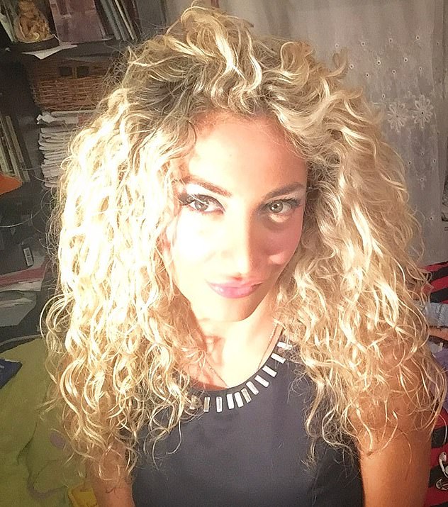 Pictured: Marta Fascina, an MP from the Forzia Italia party, who is Berlusconi