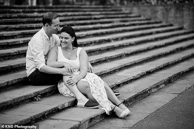 Claudia Green (pictured with her partner), a bride to be and founder of Green Fox Bakery based in London, said it means
