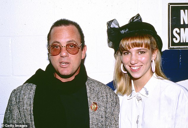 And then: In 1987, a 16-year-old girl from Long Island, New York came Out of the Blue with her debut pop album, and it hit big around the world; Debbie seen here with Billy Joel in 1988