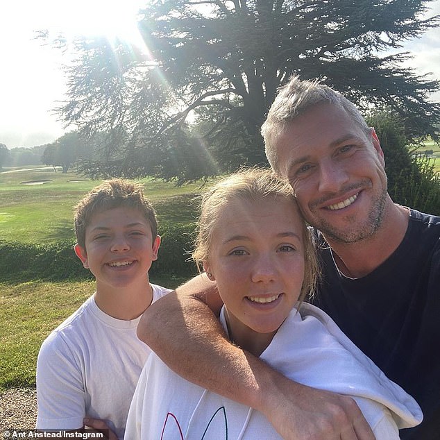 Happy days: Ant Anstead, the husband of Flip or Flop star Christina, has finally reunited with his children in the UK after a long quarantine separation and shared photos of their reunion on Instagram