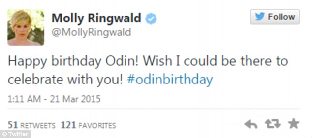 80s icon: Molly Ringwald wrote that she wished she could have attended Odin