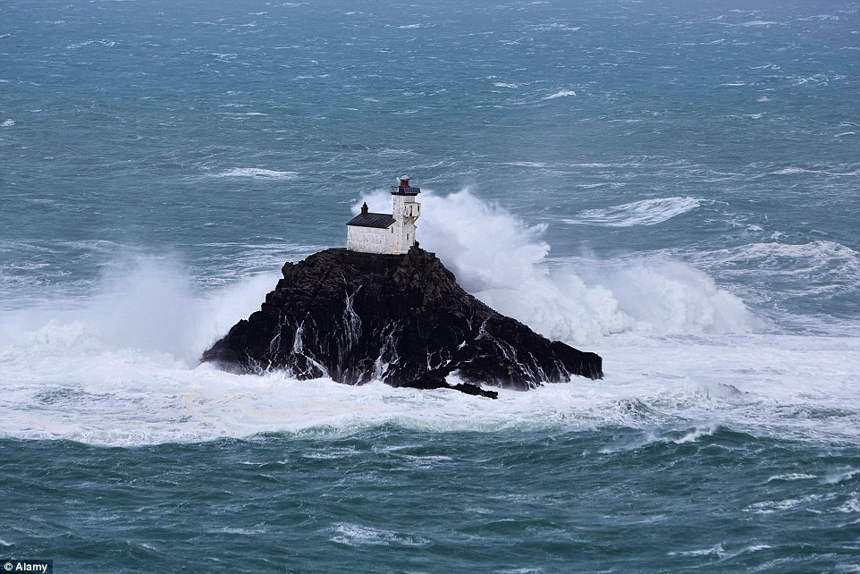 Perched precariously on a tiny island off the coast of Brittany is the lighthouse of Tévennec, which is said to be haunted