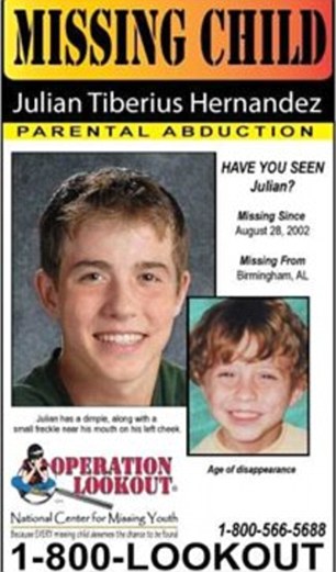 Despite numerous missing persons posters over the years, that used age-progression images of both Julian and Bobby Hernandez, neither of them were found until this week