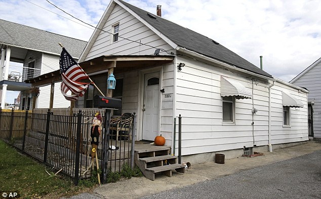 The house where Julian Hernandez lived with his father, Bobby, in Cleveland until his arrest this week