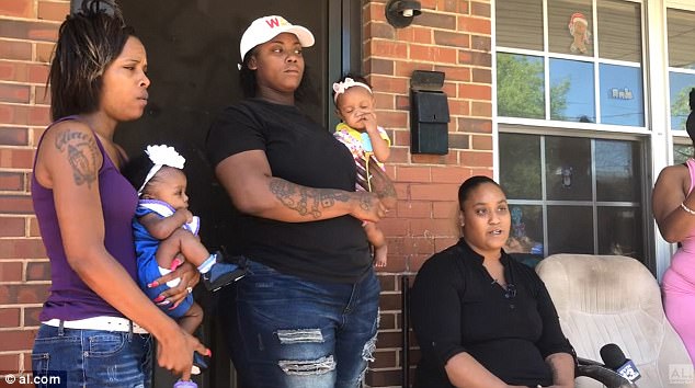 The Bozemans, pictured, held a press conference on Monday calling for the Birmingham Police officers who initiated the incident to be fired, an apology to be made to the family and for their charges to be dropped