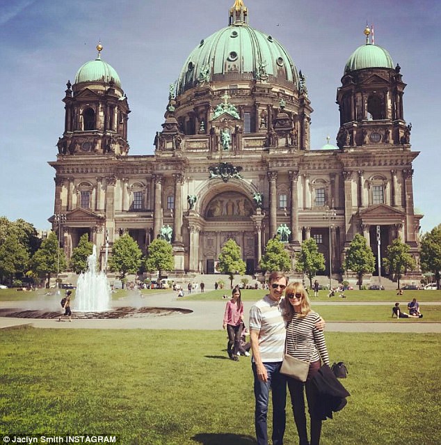 In love: The couple took a romantic trip to Europe last week and she has been documenting their travels on Instagram