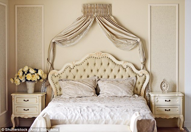 A sumptuous bed and luxurious drapes will appeal to the sensuous Taurean