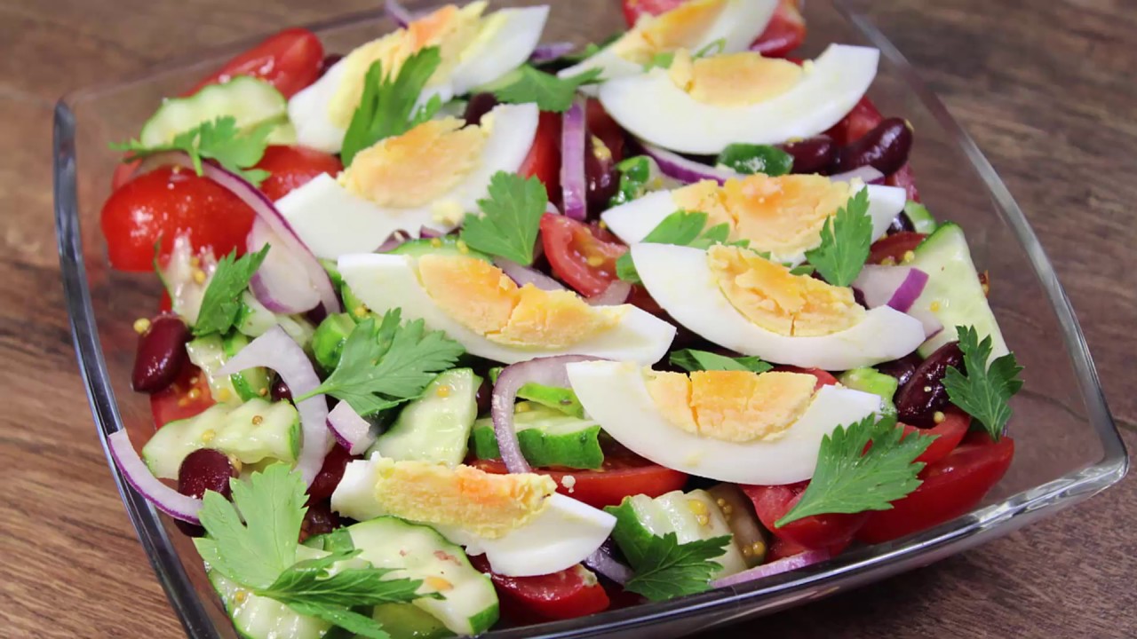 Летние салаты рецепты легкие с фото простые