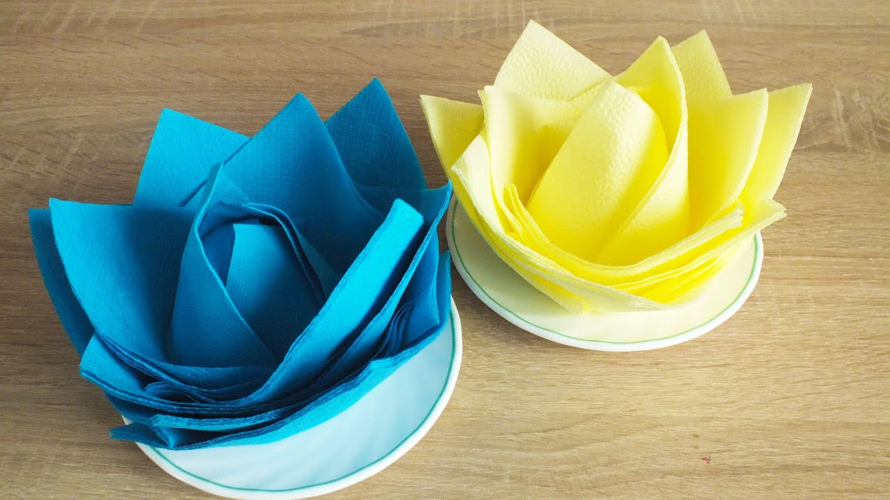 Как красиво поставить бумажные салфетки в салфетницу фото поэтапно