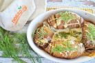 Чипсы из картофеля в мундире с дипом