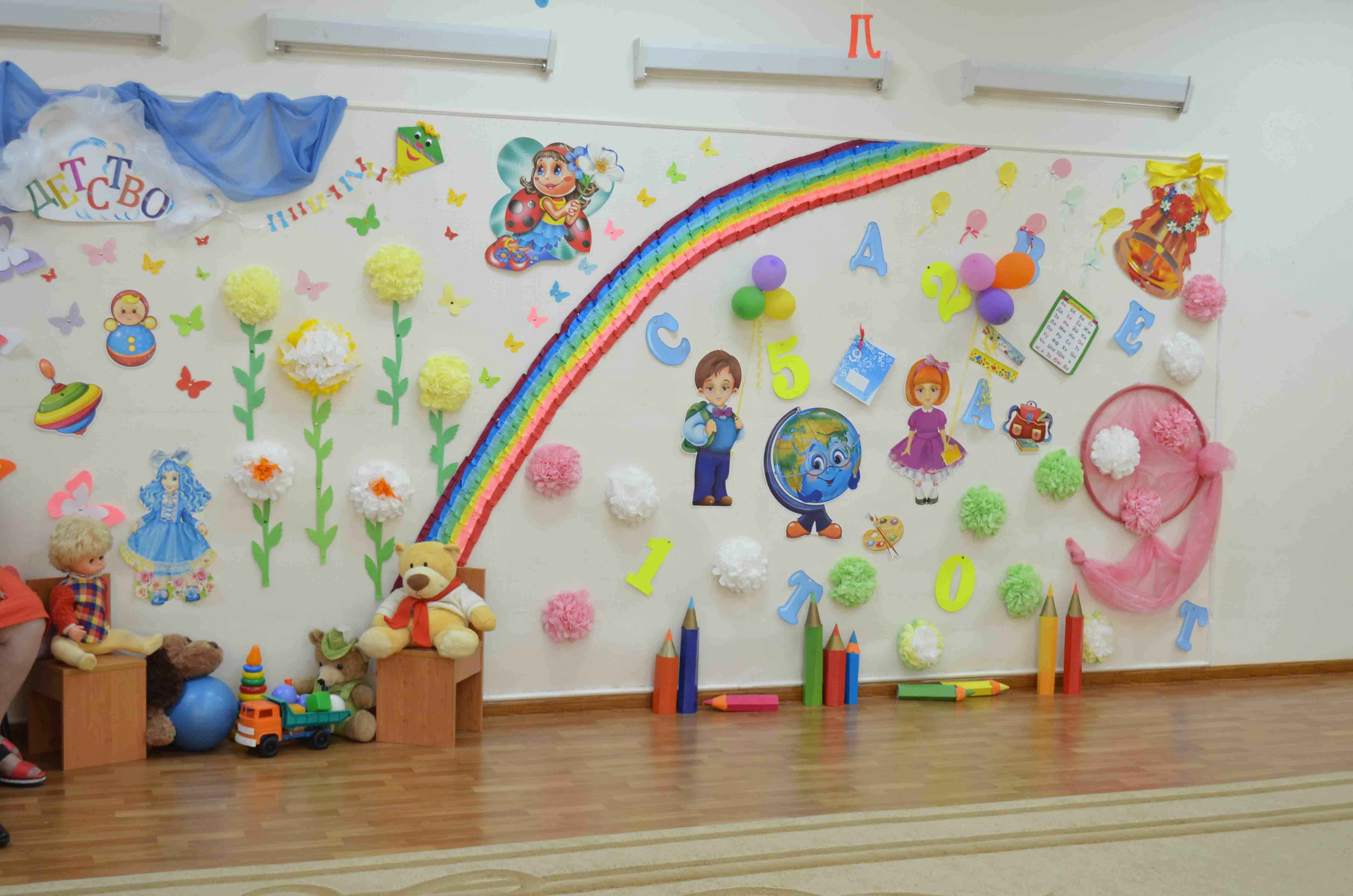 Декор музыкального зала в детском саду