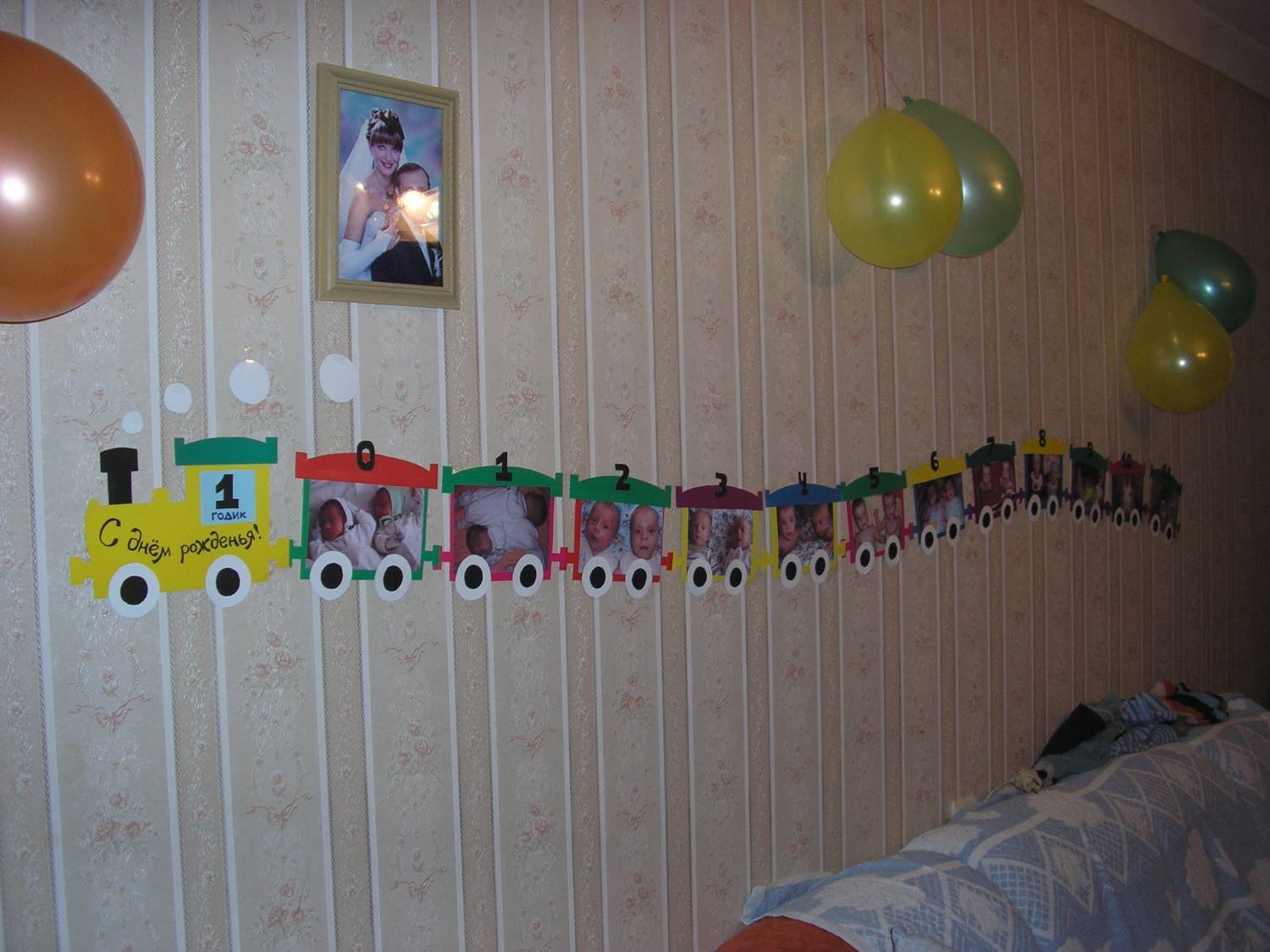 украсить комнату на 1 годик ребенку
