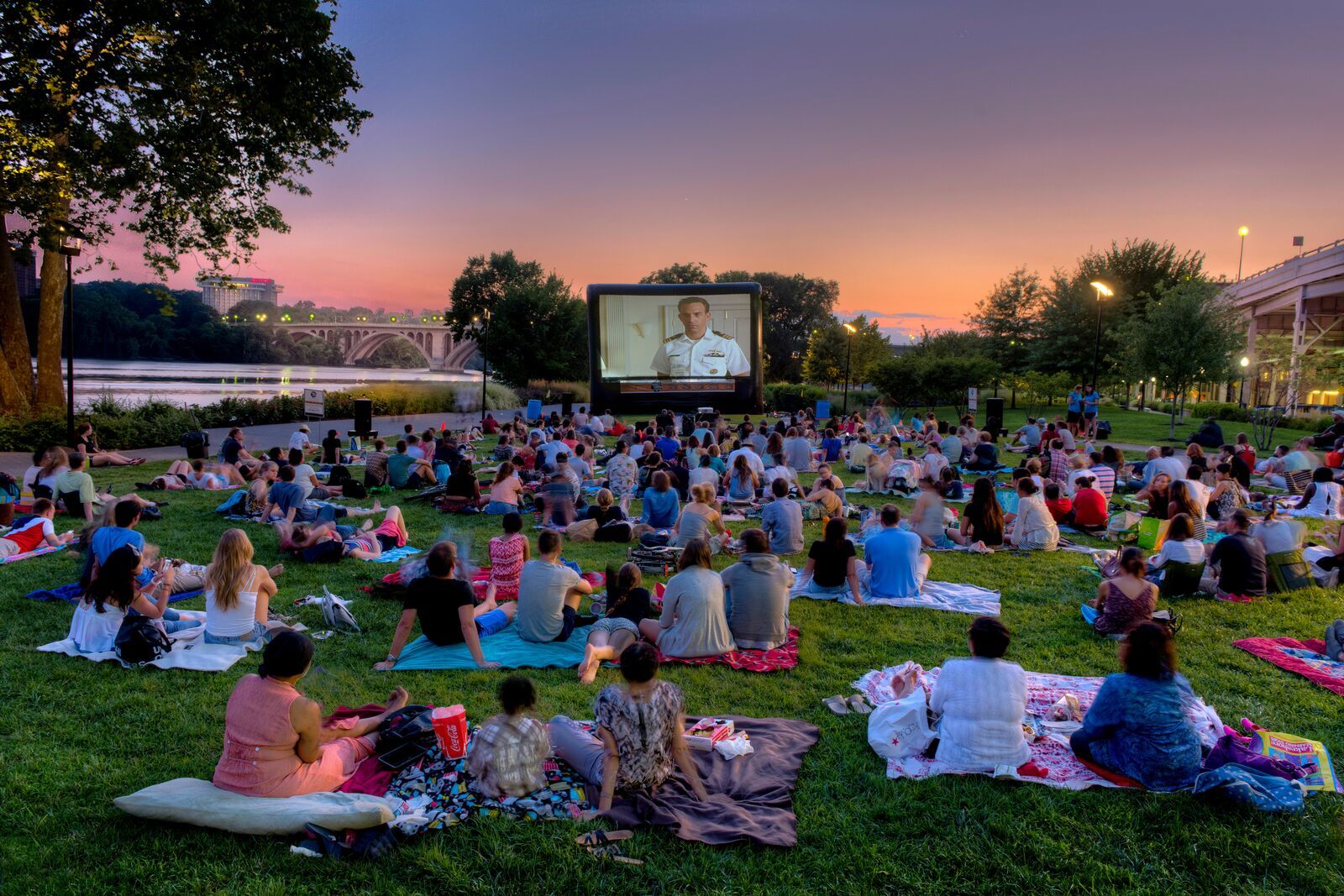 Attend an outdoor movie