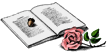 Old Fashioned Cookbook and Rose
