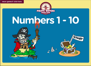 Numbers 1 to 10 ESL Vocabulary Interactive Board Game