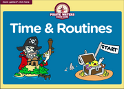 Telling Time, Daily Routines ESL Interactive Vocabulary Board Game