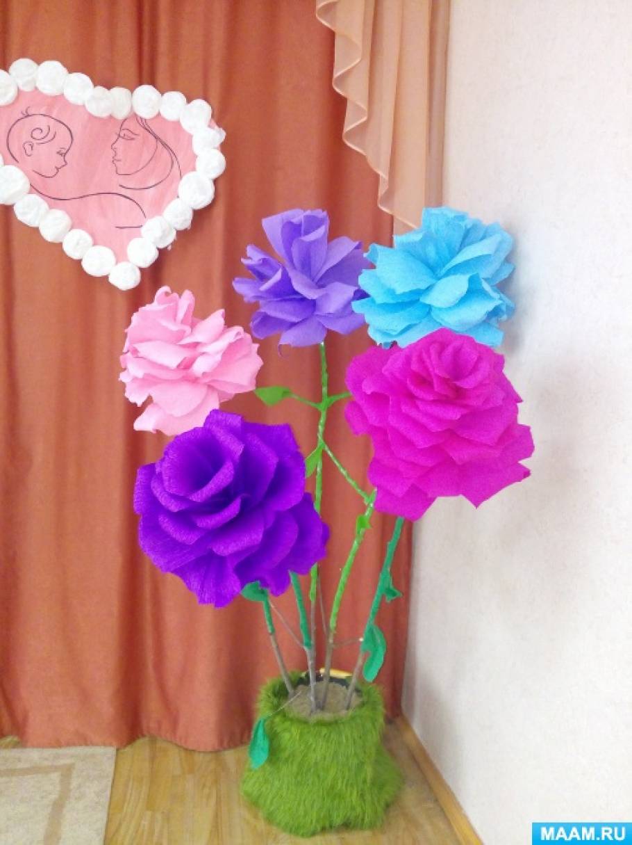 Цветы для украшения детского сада