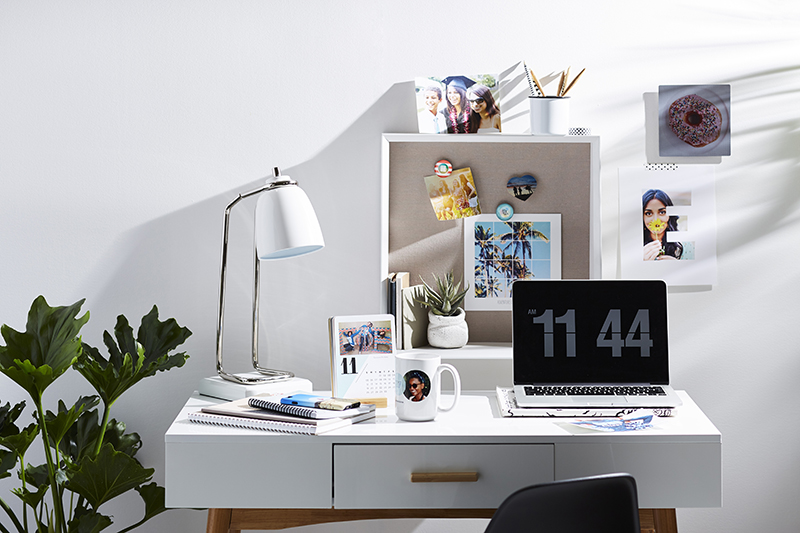 cute personalized graduation gifts at dorm desk for student