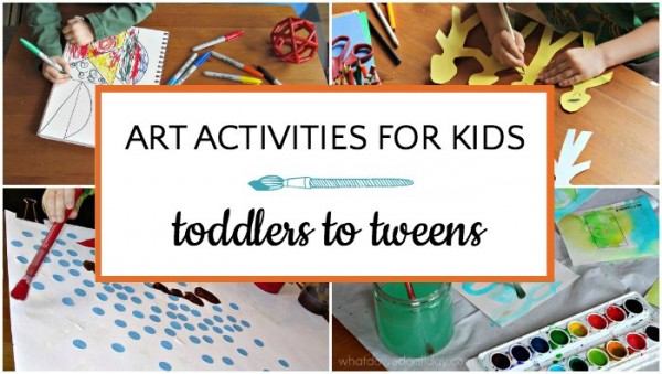 List of indoor art activities for kids