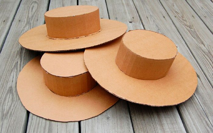 Шляпа трафарет – Шляпа из бумаги — пошаговая инструкция как сделать .