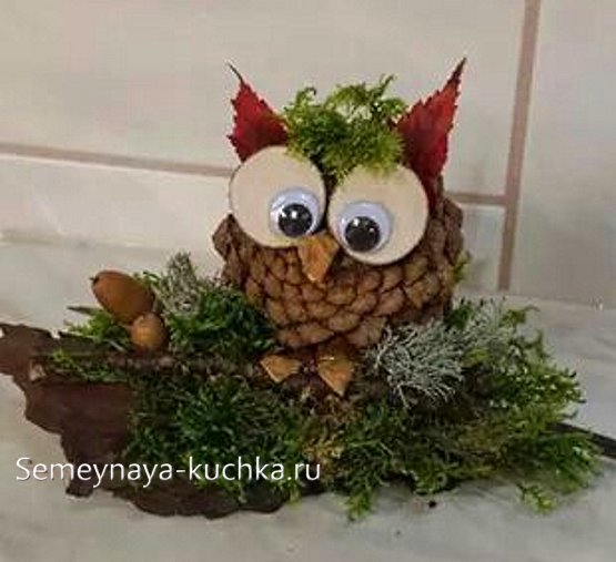 Осенняя поделка совы – . . —
