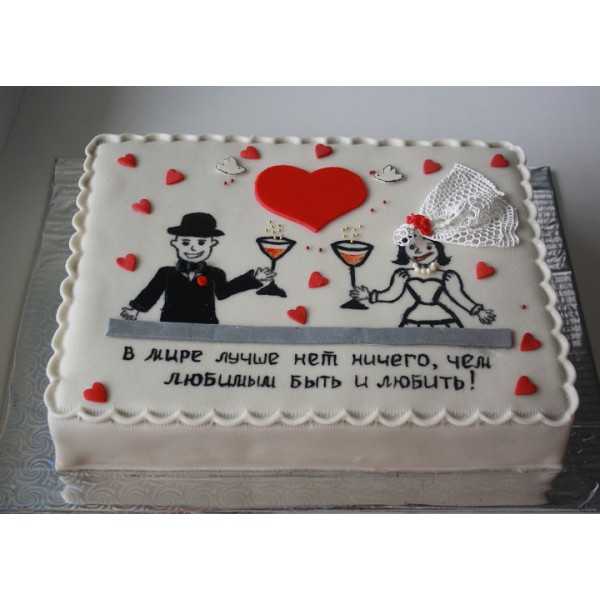 Торт на годовщину свадьбы 10 лет без мастики прикольные фото